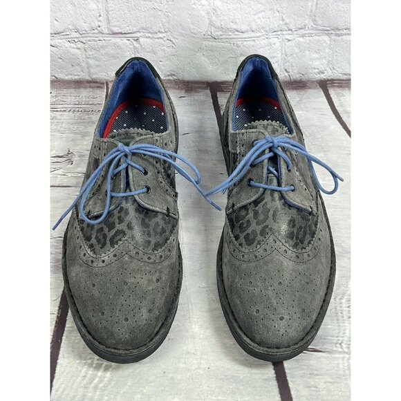TED BAKER London Mens‎ Oxford Wingtip Suede Leopard Print Size 42/9US - Picture 8 of 8